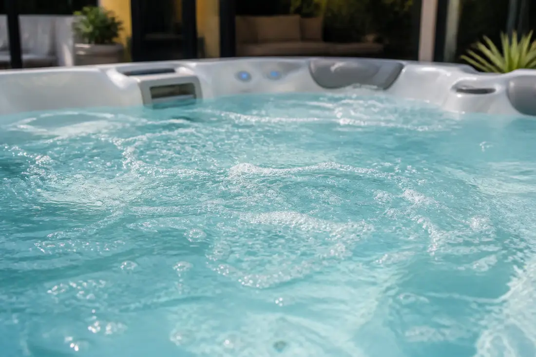 Eau de piscine limpide après un entretien régulier en Suisse romande